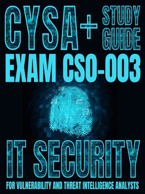 cover image of CySA+ Study Guide